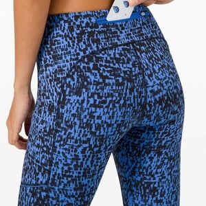 Lululemon Blue Patterned Leggings